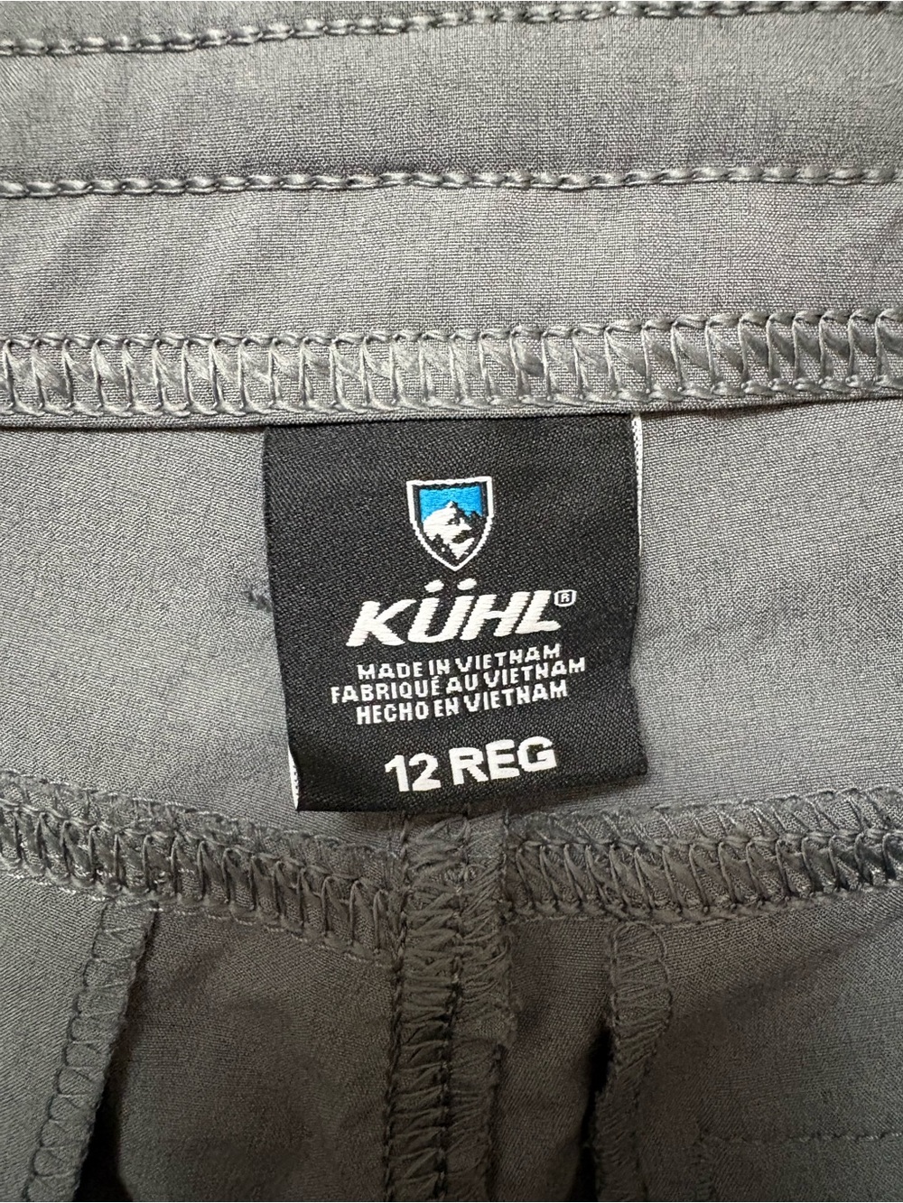 Kuhl Freeflex Roll-Up Pant Gray Grey Size 12 Regular - Picture 14 of 15